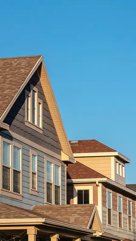 residential-roofing-tall A home finished by Atlanta roofing company Bant Roofing