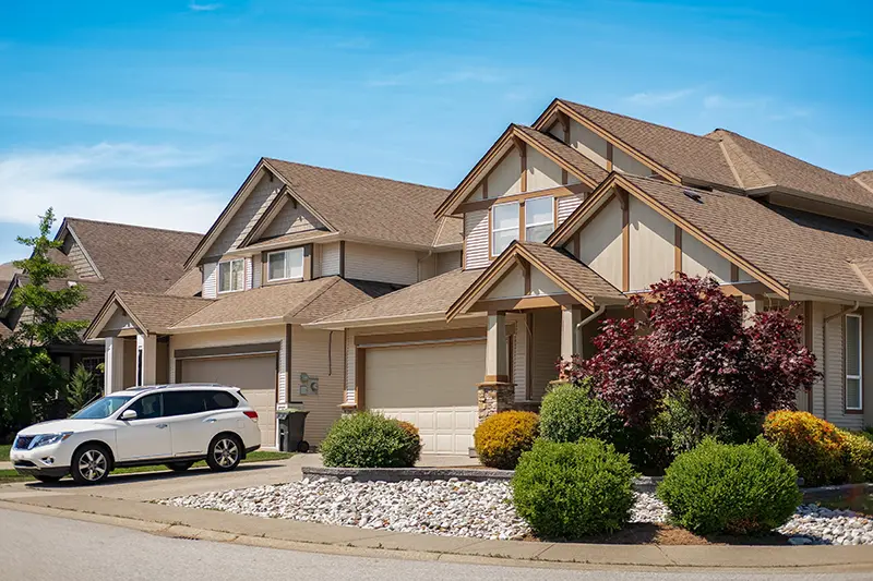 residential-home-3 A finished roof installation job for new construction by Bant Atlanta